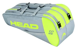 Torba na rakiety Head Core Combi 6R Grey/Neon Yellow