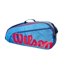 Torba na rakiety tenisowe dla dzieci Wilson  Junior 3 Pack Blue/Orange