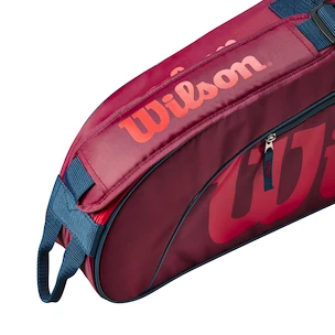 Torba na rakiety tenisowe dla dzieci Wilson  Junior 3 Pack Red/Infrared