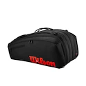 Torba na rakiety Wilson  Clash V3 15PK Racquet Bag Black/Infrared