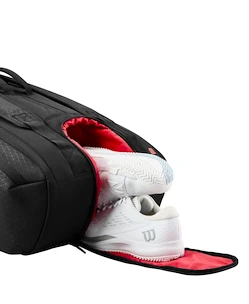 Torba na rakiety Wilson  Clash V3 15PK Racquet Bag Black/Infrared