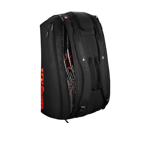 Torba na rakiety Wilson  Clash V3 15PK Racquet Bag Black/Infrared