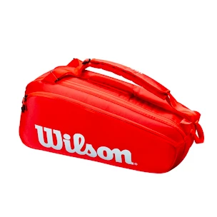 Torba na rakiety Wilson  Super Tour 6 Pack Red