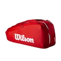 Torba na rakiety Wilson  Super Tour Red 6PK 2025