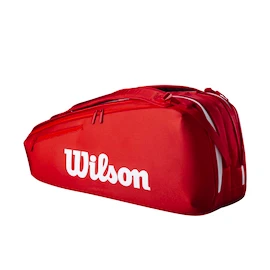 Torba na rakiety Wilson Super Tour Red 6PK 2025