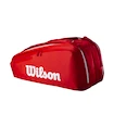 Torba na rakiety Wilson  Super Tour Red 9PK 2025