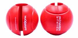 Uchwyty na osi Power System Bar Globe Gripz Red