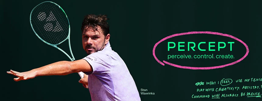 Stan Wawrinka i Yonex Percept