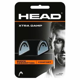 Wibrastop Head Xtra Damp Transparent Black (2 Pack)