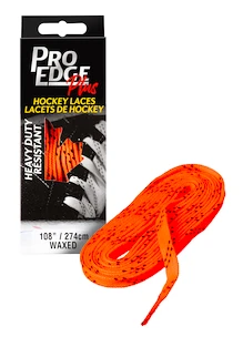 Woskowane sznurowadła hokejowe Sportstape  70N Double Tracer Waxed Lace Orange