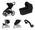 Wózek miejski Thule Urban Glide 4-wheel Black + Bassinet Black SET 5in1