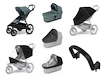 Wózek miejski Thule Urban Glide 4-wheel Mid blue + Bassinet Mid blue SET 7in1