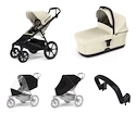 Wózek miejski Thule Urban Glide 4-wheel Soft beige + Bassinet Soft beige SET 5in1