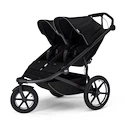 Wózek sportowy Thule Urban Glide 3 Double Black + 2x Pałąk bezpieczeństwa + Osłona przeciwdeszczowa + Siatka przeciw komarom