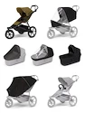 Wózek sportowy Thule Urban Glide 3 Nutria green + Bassinet Black SET 7in1