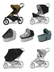 Wózek sportowy Thule Urban Glide 3 Nutria green + Bassinet Mid blue SET 7in1