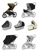 Wózek sportowy Thule Urban Glide 3 Nutria green + Bassinet Soft beige SET 7in1